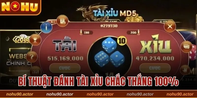 Bí thuật đánh Tài Xỉu chắc thắng 100%