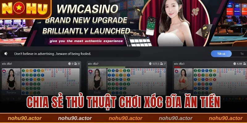 Chia sẻ thủ thuật chơi Xóc Đĩa ăn tiền