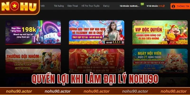 Quyền lợi và yêu cầu khi làm đại lý Nohu90